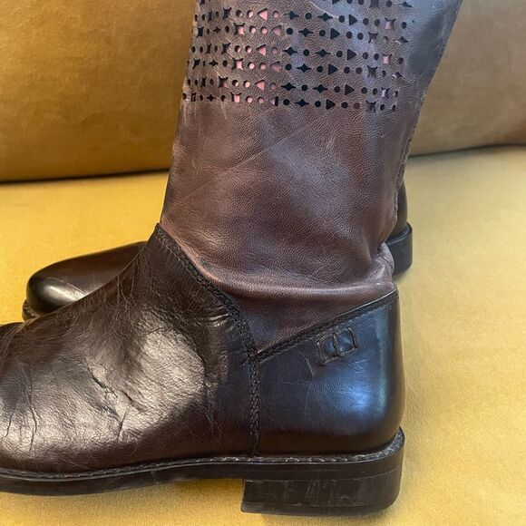 Matisse Boots Brown Leather “Cage” Sz 8 - Picture 4 of 10